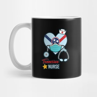 Tennessee Nurse  - Love RN LPN CNA State Nursing Gift Mug